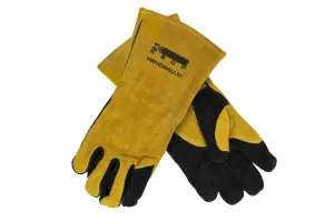 КЕДР Краги сварочные КС-16 КОМФОРТ, (M), желто-черные