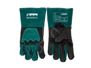 КЕДР Краги сварочные КС-20 ПРЕМИУМ, (M), черно-зеленые